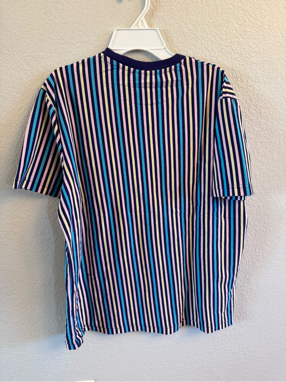 Nickelodeon Patrick Star Multi-Color Striped Tee Size Large